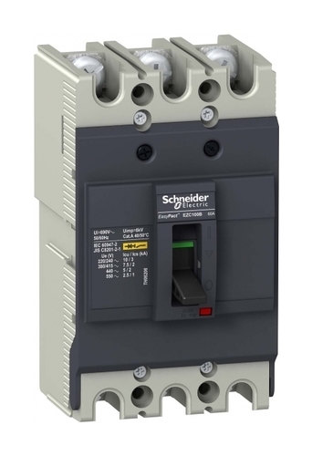 Силовой автомат Schneider Electric Easypact EZC 100, TM-D, 7.5кА, 3P, 30А