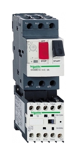 Пускатель Schneider Electric TeSys GV2ME 1.6А, 0.37кВт 400/220В