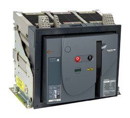Воздушный автомат EasyPact MVS ET5S 1000А 3P, 50кА, электронный, стационарный, MVS10N3MF5L