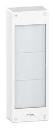 Распределительный шкаф PRAGMA, 18 мод., IP30, навесной, пластик, дверь