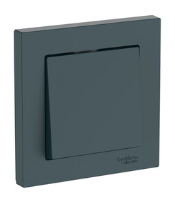 Systeme Electric AtlasDesign Изумруд Выключатель 1-клавишный, сх.1, 10АХ, в сборе, быстрозажим. клем.